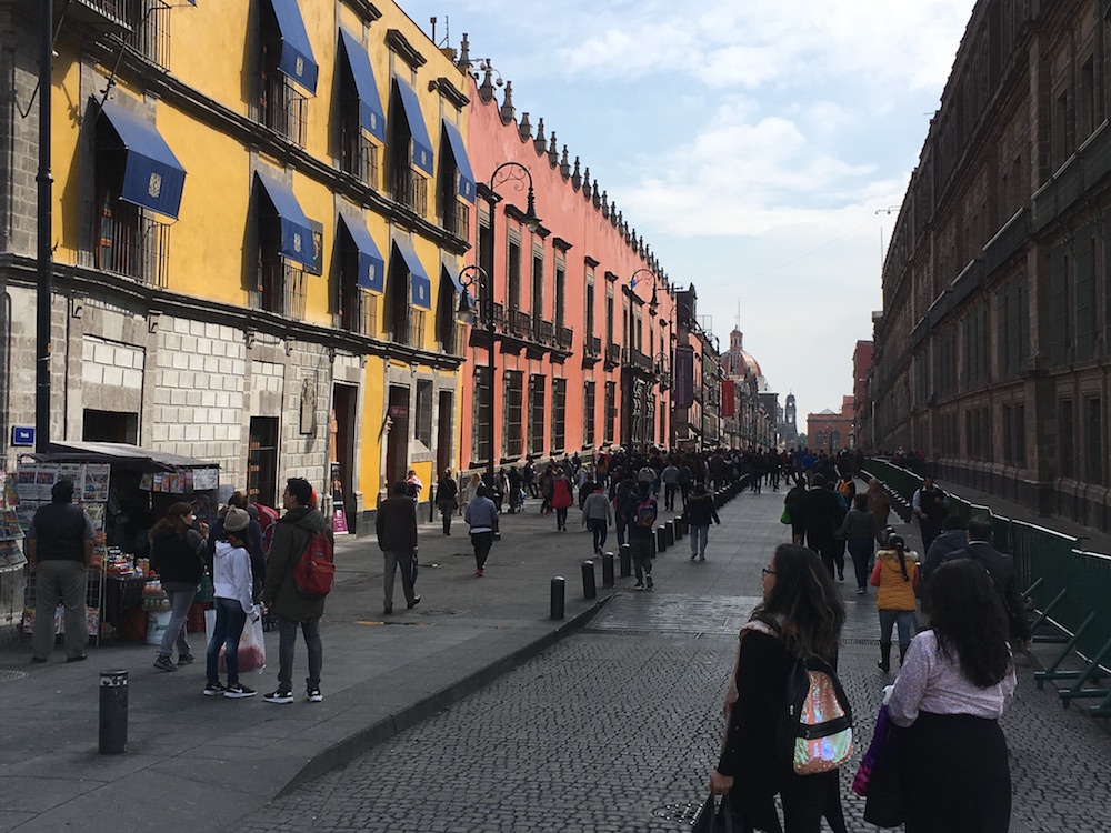 México City Center Side Street México City Center Side Street