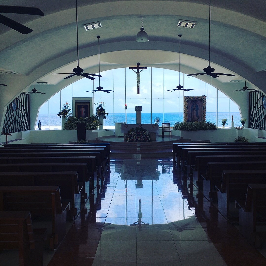 Guadalupe Chapel Inside Isla Mujeres
