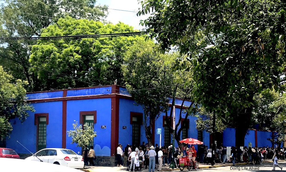 Frida Kahlo Museum Outside Frida Kahlo Museum Outside